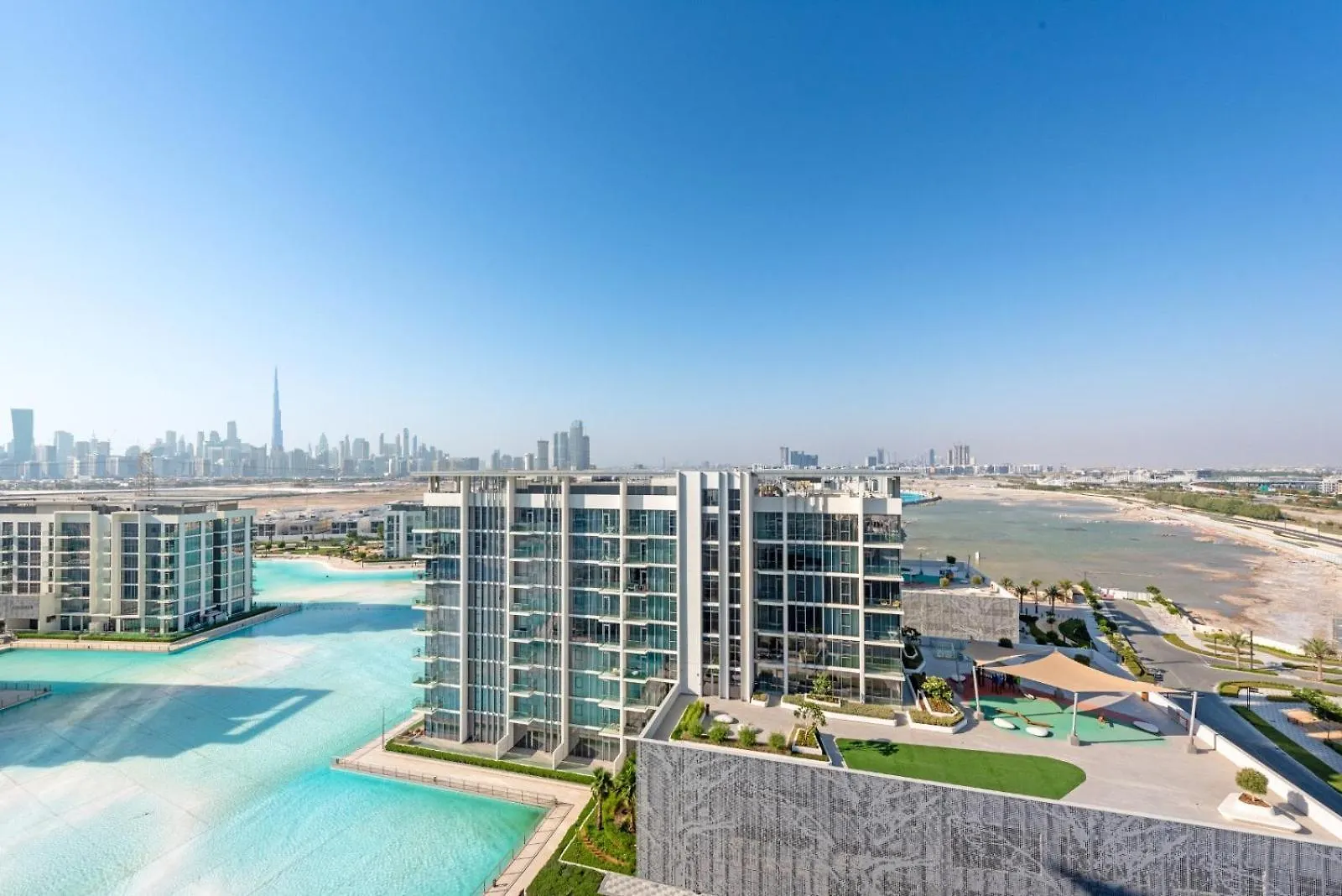 Апартаменты Tranquil Retreat 1 Bedroom With Serene Views In District 1 Дубай ОАЭ