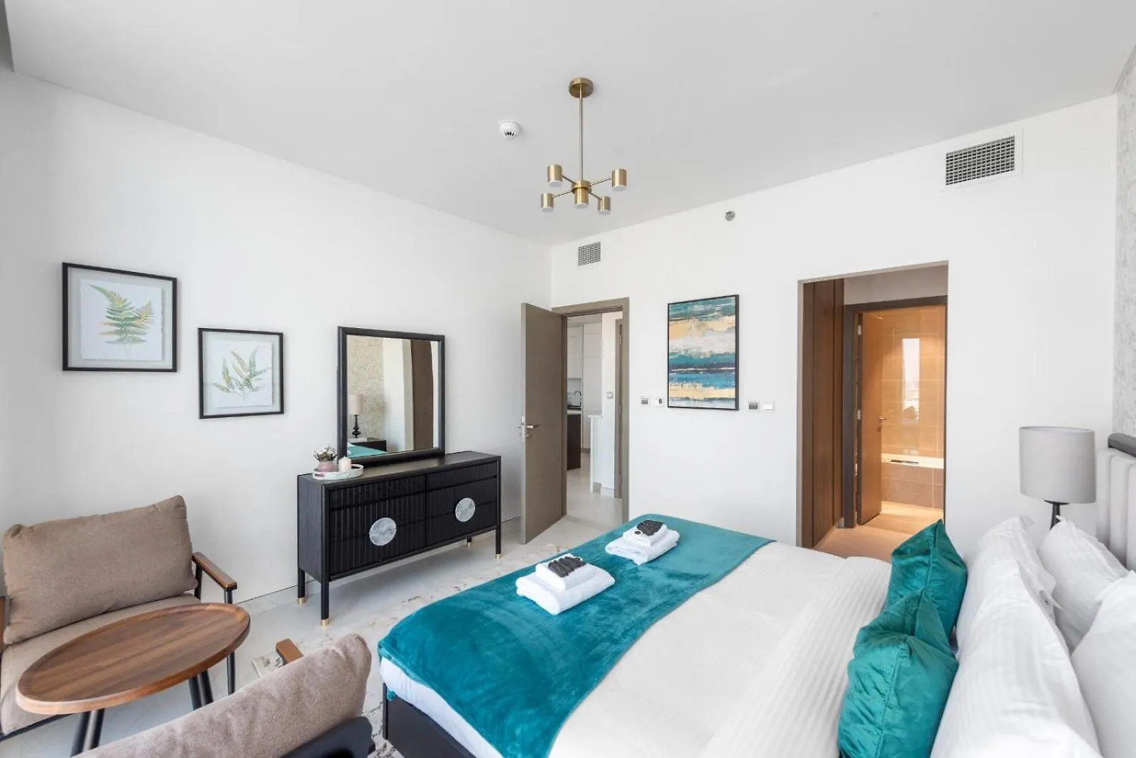 Апартаменты Tranquil Retreat 1 Bedroom With Serene Views In District 1 Дубай